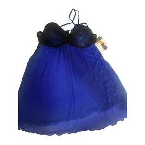 COPY - NWOT Women L purple/blue black sexy lingerie lace intimate sleepwear